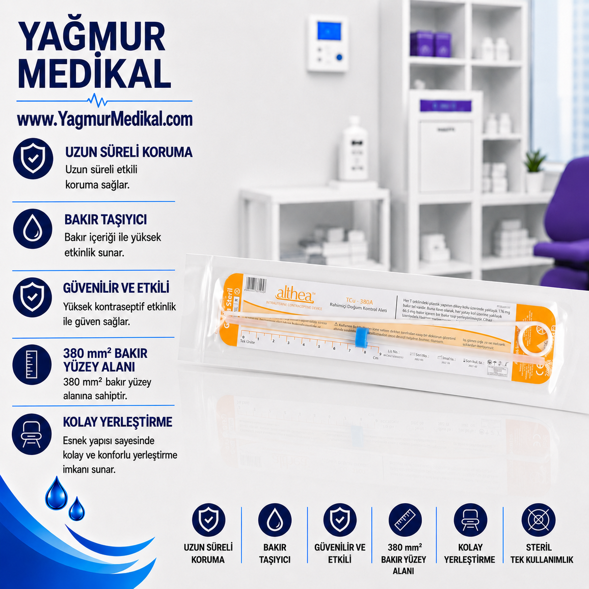 Pregna - Althea TCu–380A | Bakırlı Rahim İçi Araç (RİA)