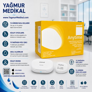 Anytime CT3 şarj edilebilir CGM verici transmitter